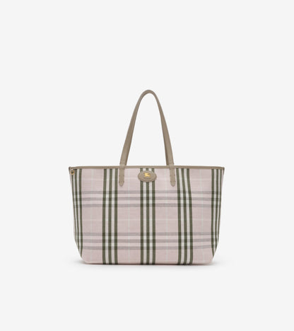 Medium Reversible Bloomsbury Tote in Peat brown/sand beige