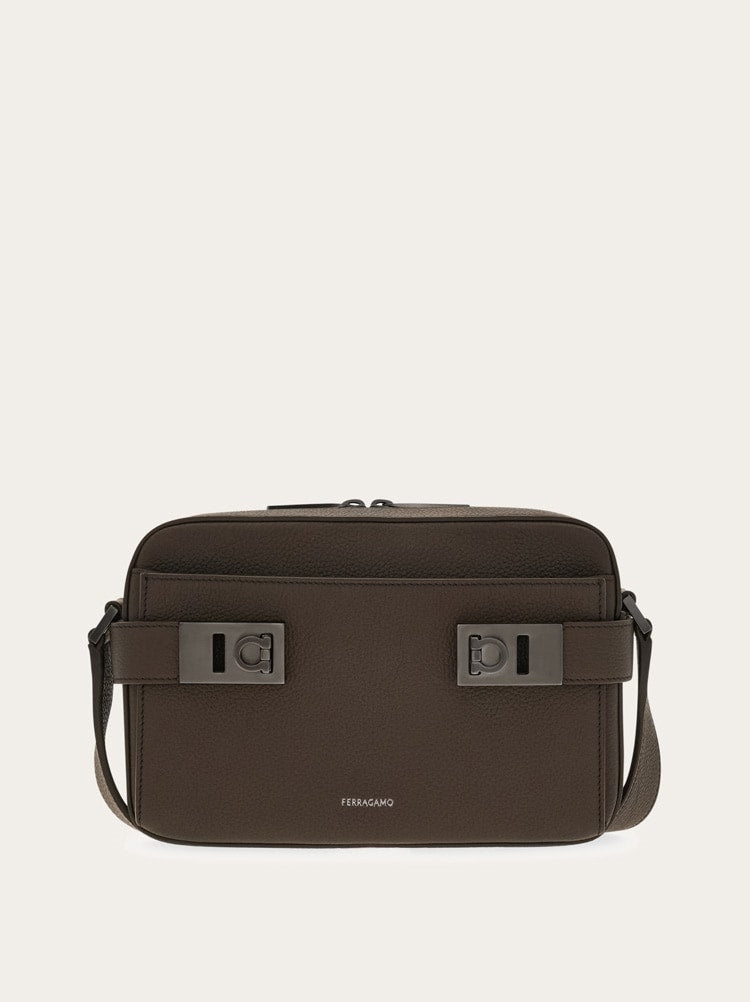 East-West crossbody bag with Hug buckle