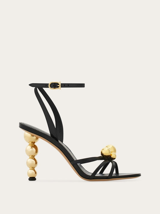 Spherical heel sandal