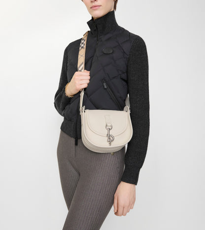 Mini B Clip Messenger Bag in Soap beige