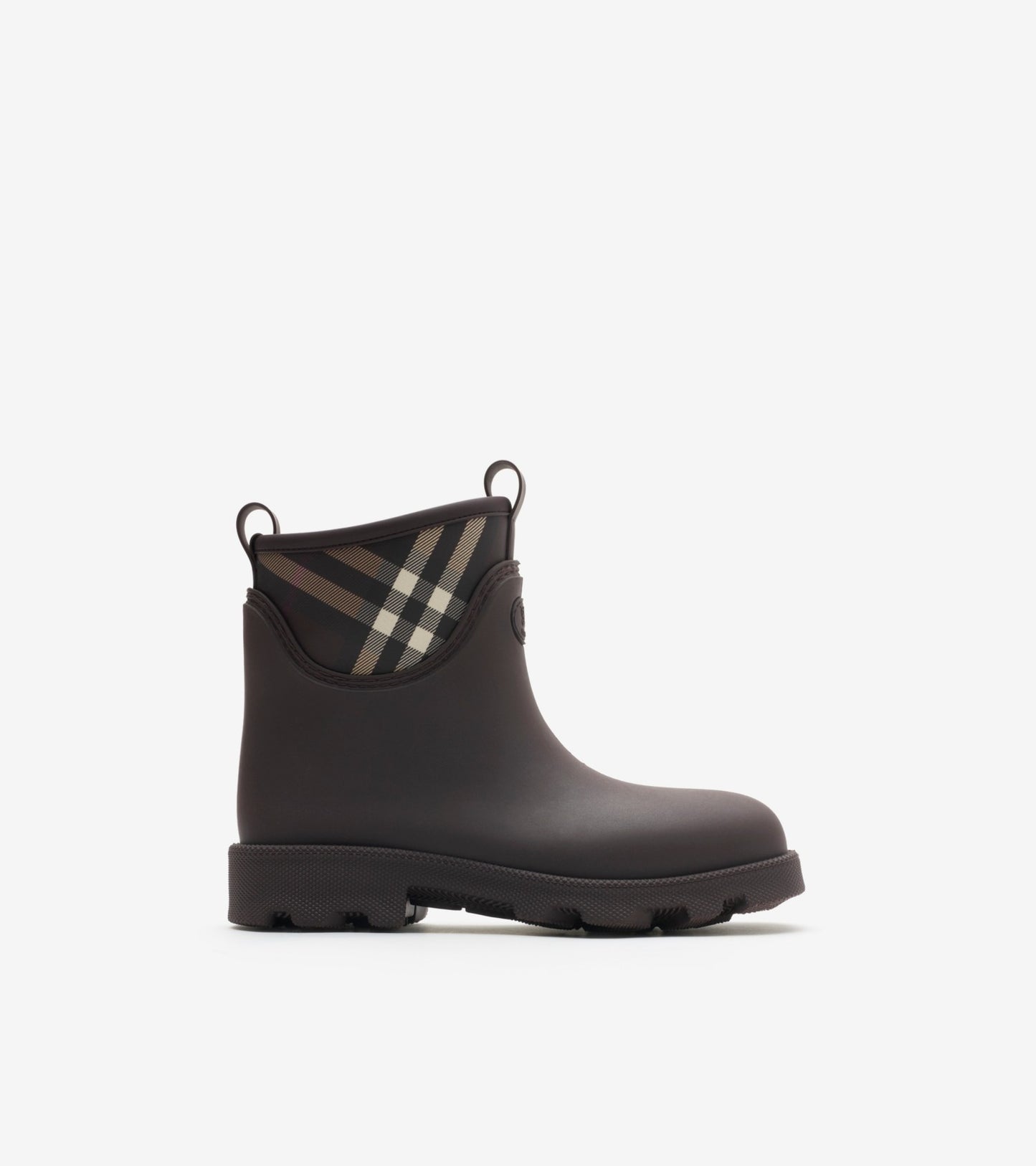 Rubber Marsh Stamp Low Boots in Brown/mahogany brown
