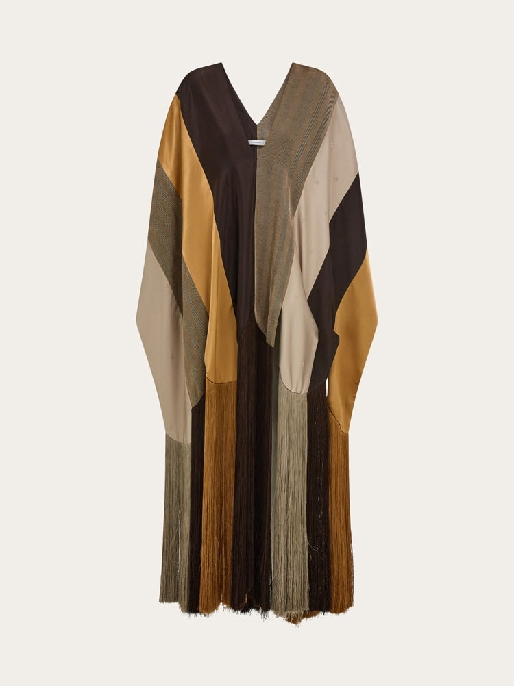 Patchwork poncho