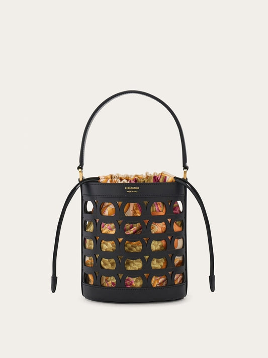 Gancini bucket bag (XS)