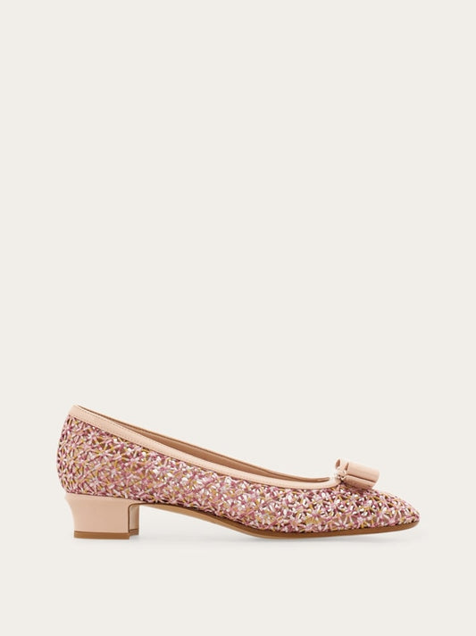 Macramé Vara bow pump