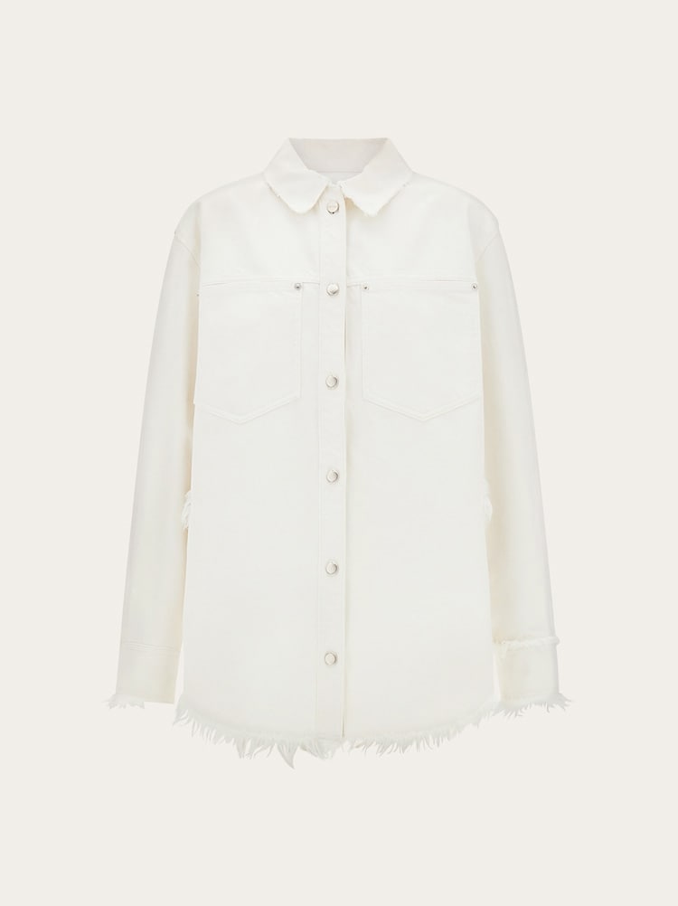 Denim blouson