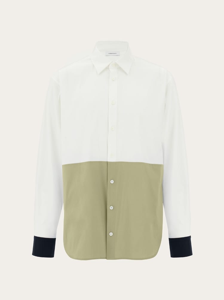 Color block shirt