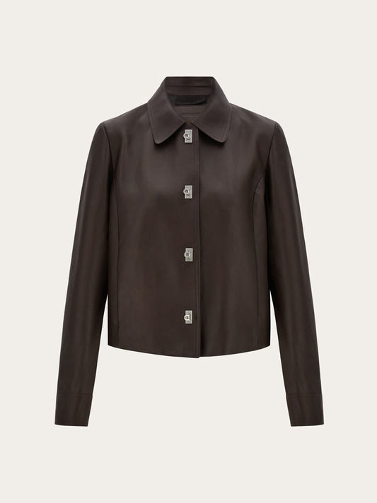 Boxy nubuck jacket