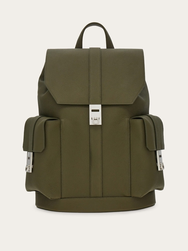 Utility backpack with Hug buckles