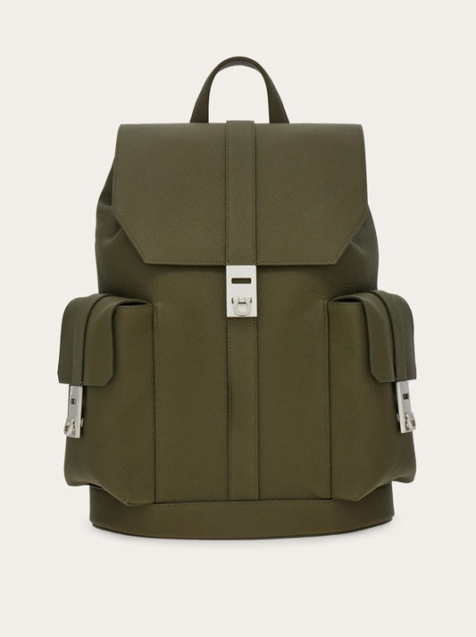 Utility backpack with Hug buckles