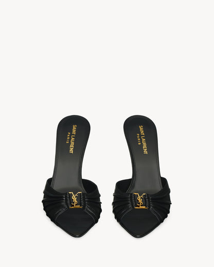 BABYLONE mules in smooth leather