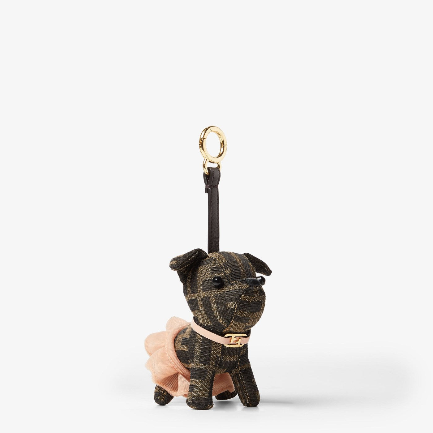 Itina Fendi Charm Brown FF jacquard charm