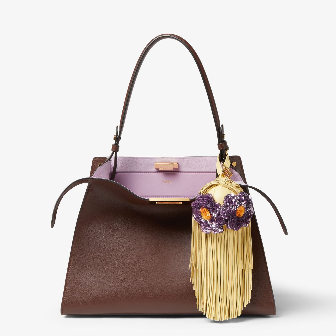 Bag Bugs Charm Yellow nappa leather charm