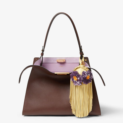 Bag Bugs Charm Yellow nappa leather charm