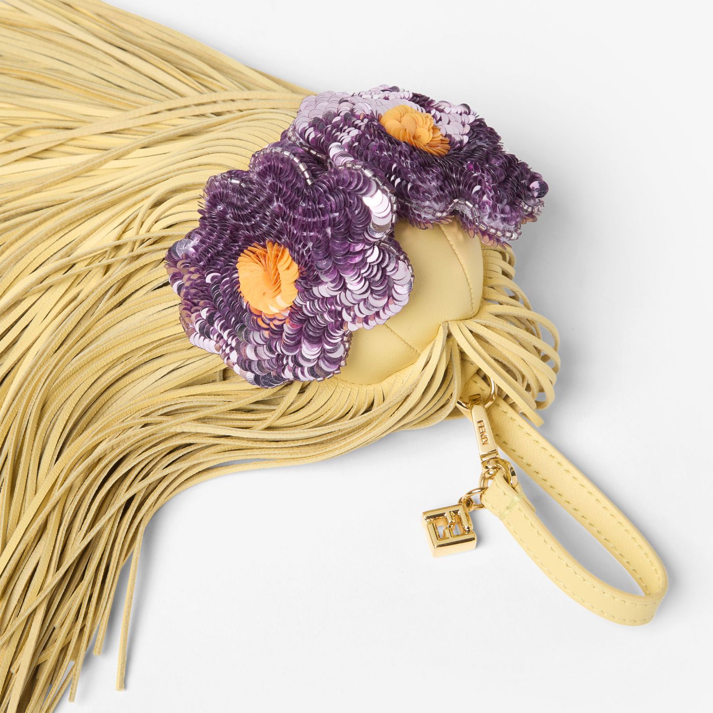 Bag Bugs Charm Yellow nappa leather charm