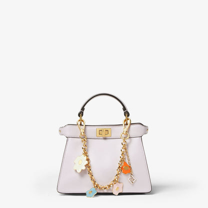 Sunny Side Flowers Chain Charm Gold-colored metal charm