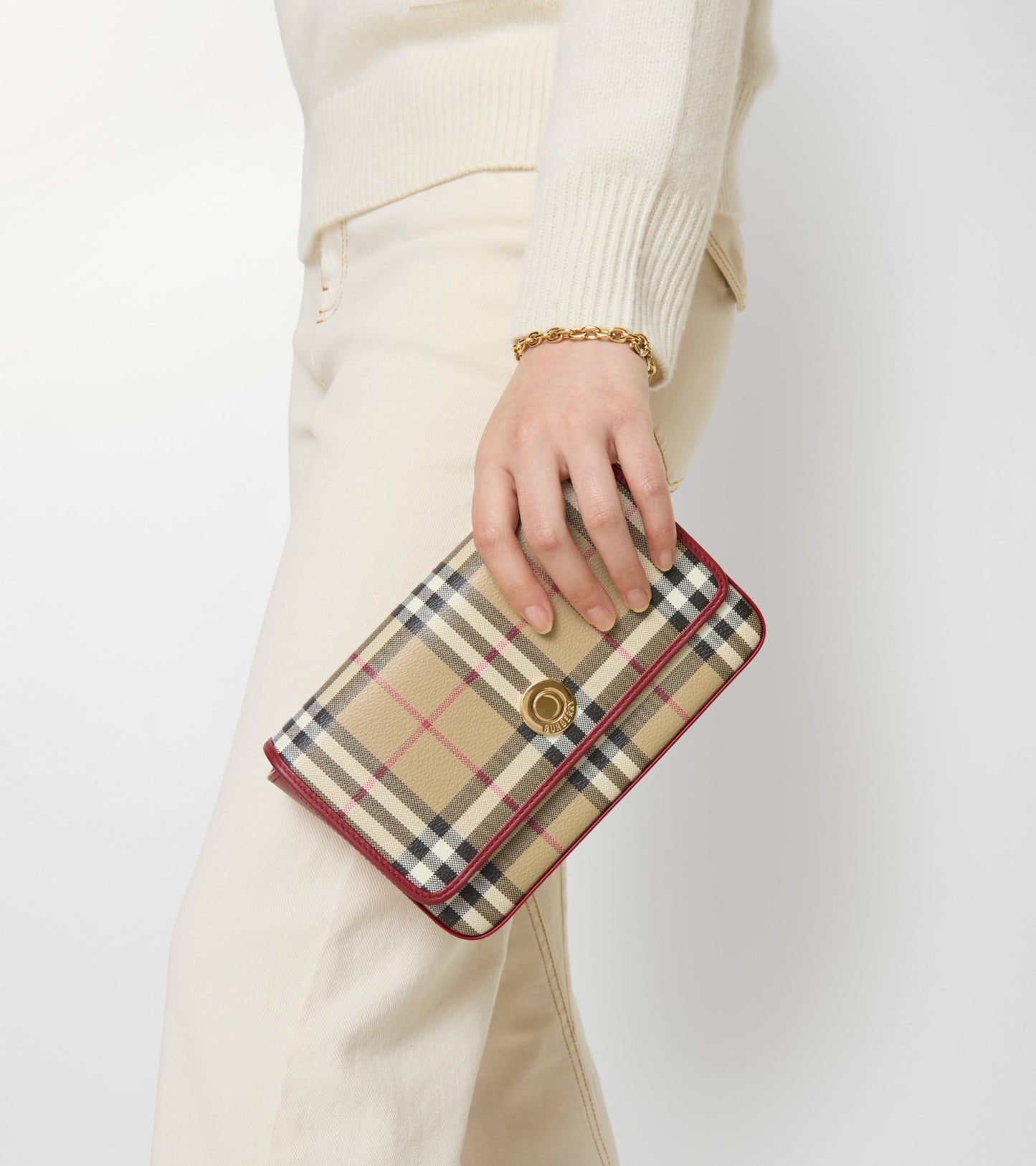 Hampshire Bag in Archive beige/ruby red