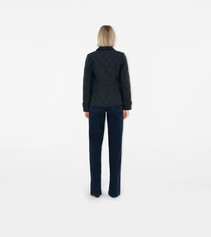 Quilted Thermoregulated Fernleigh Jacket in Midnight black