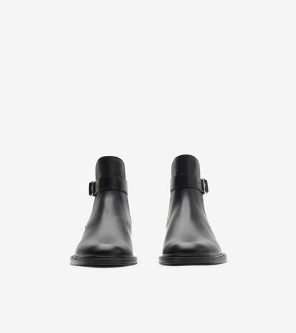 Leather Manor Jodhpur Boots in Black