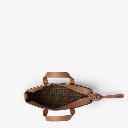 Fendi Lui Shopping Small Tan-color leather bag