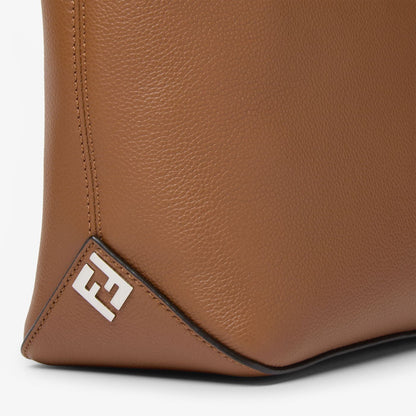 Fendi Lui Shopping Small Tan-color leather bag