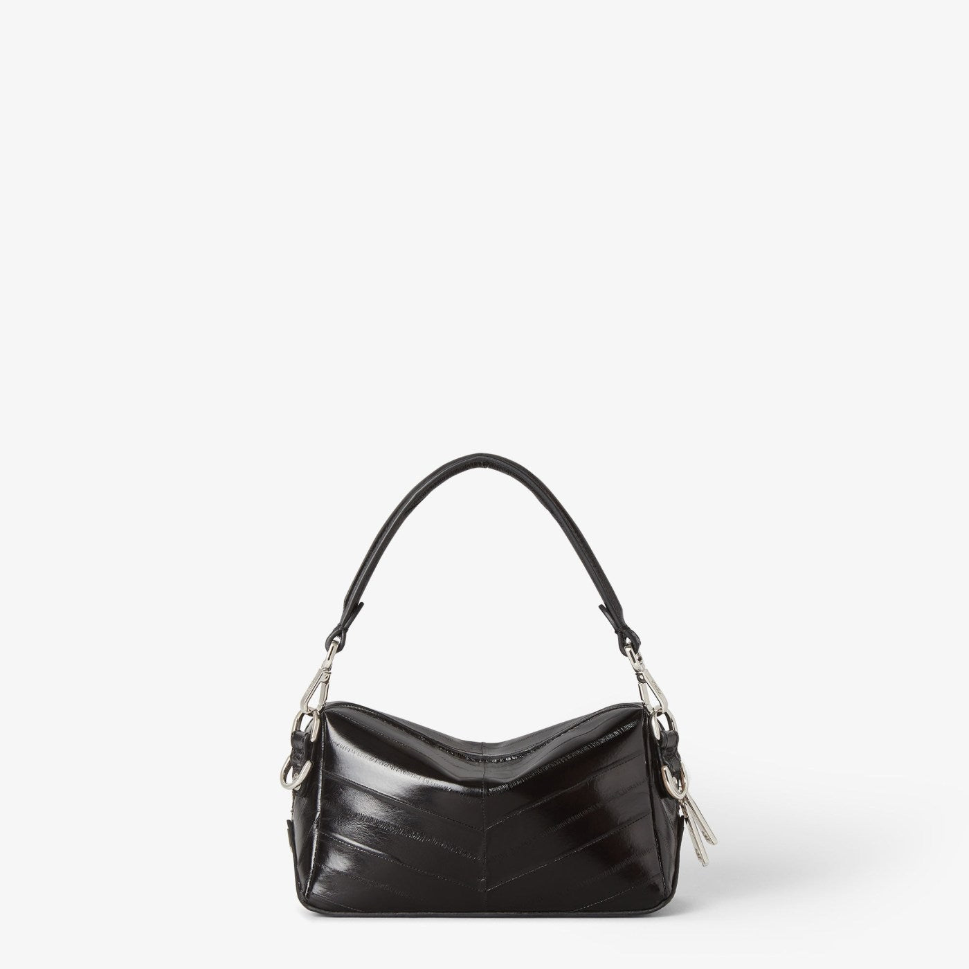 Fendi Lui Small Black inlaid hagfish leather bag