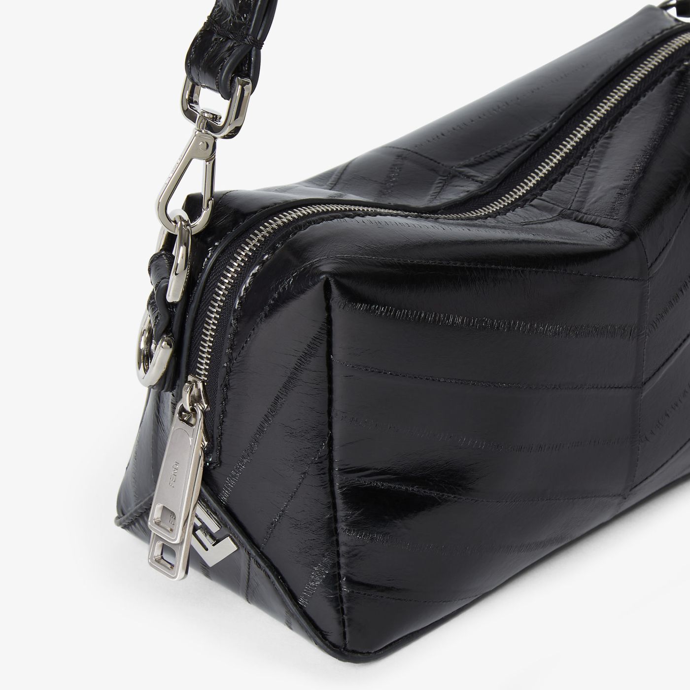 Fendi Lui Small Black inlaid hagfish leather bag