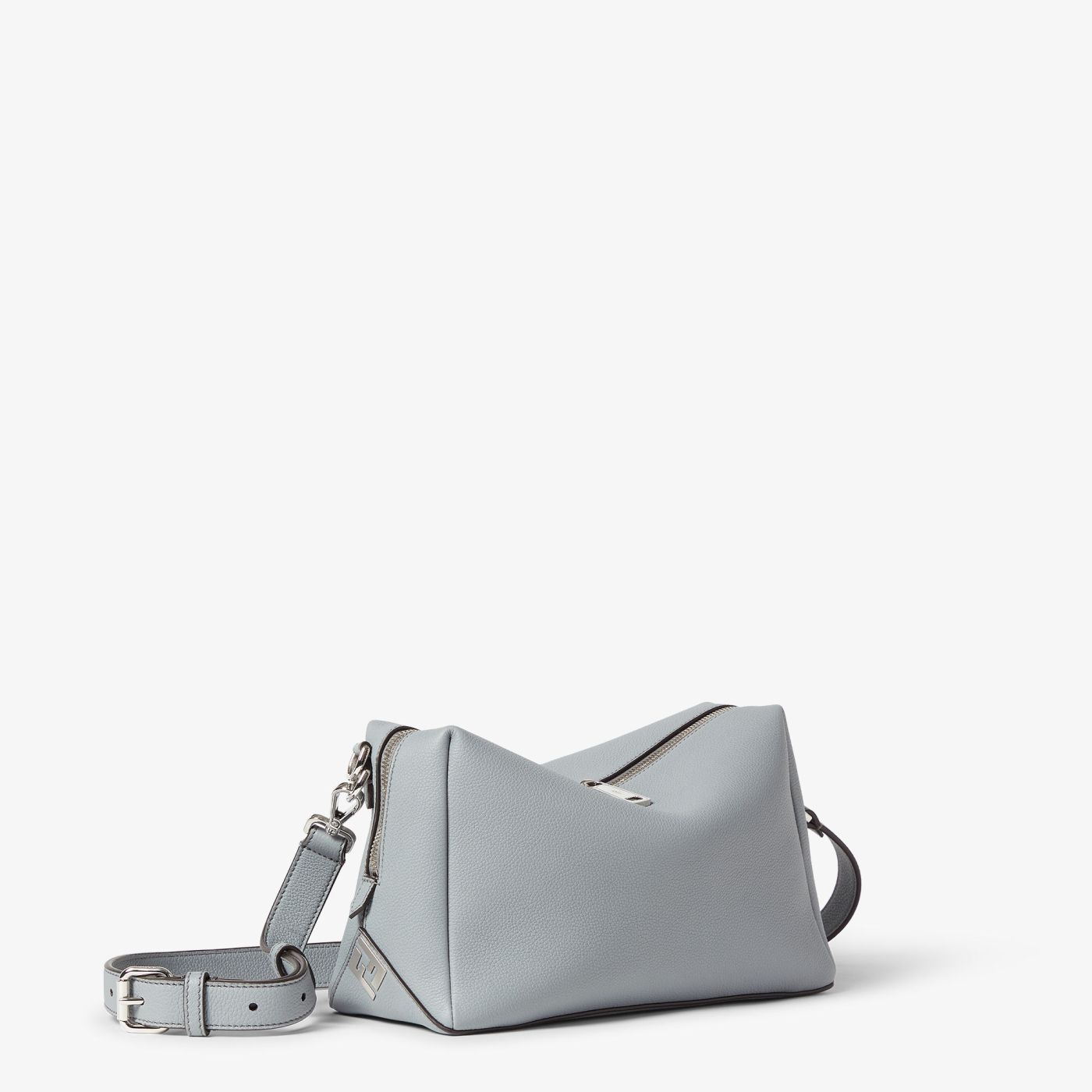Fendi Lui Medium Light gray leather bag