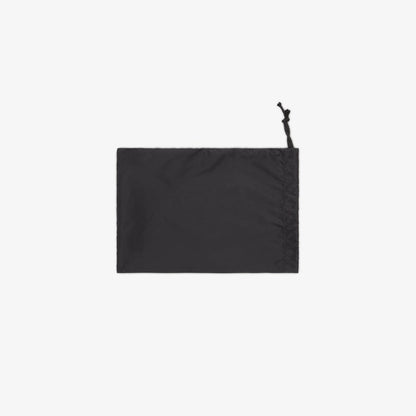 Diaper Bag Black leather and nylon diaper bag