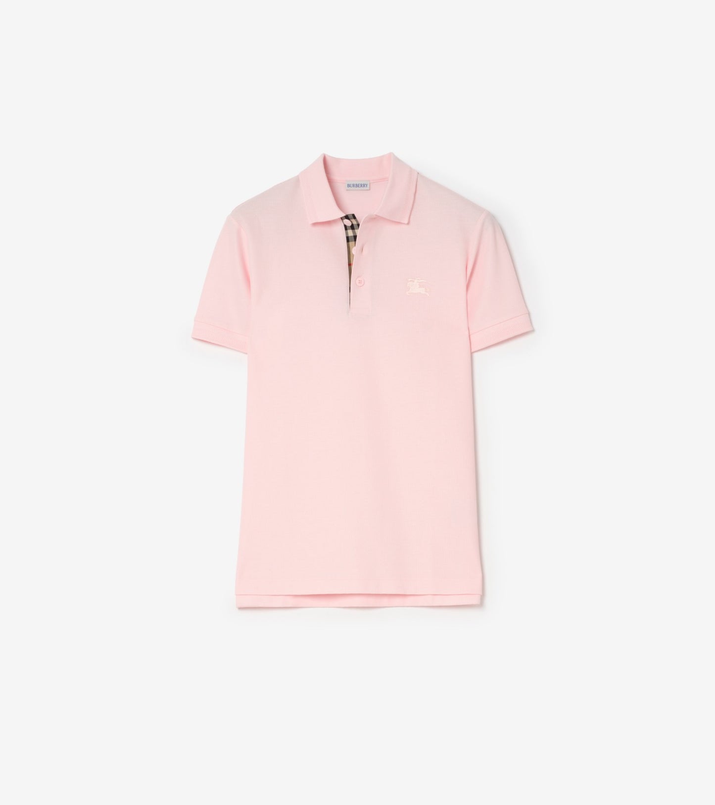 Cotton Polo Shirt in Atom blue
