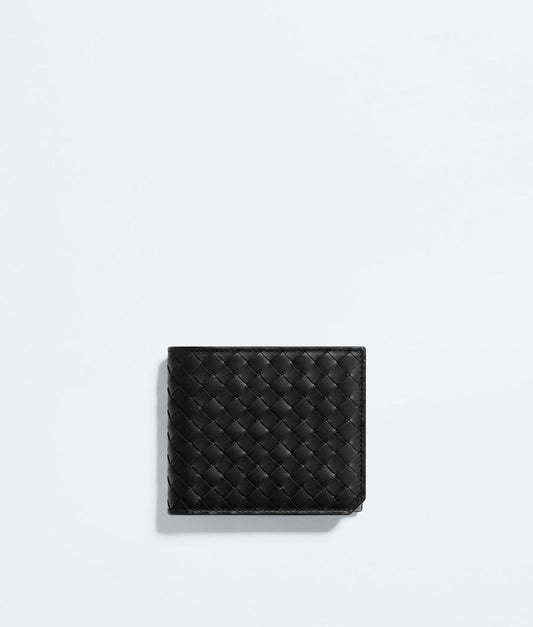 Intrecciato Piccolo Bi-Fold Wallet With Coin Purse