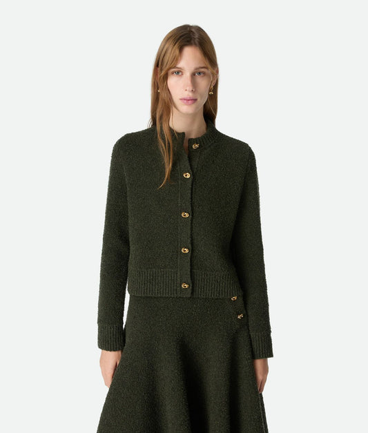 Wool Bouclé Cardigan