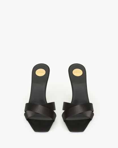 OPYUM mules in satin crepe