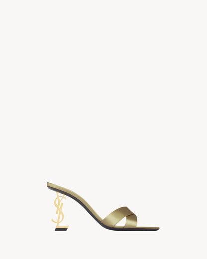 OPYUM mules in satin crepe