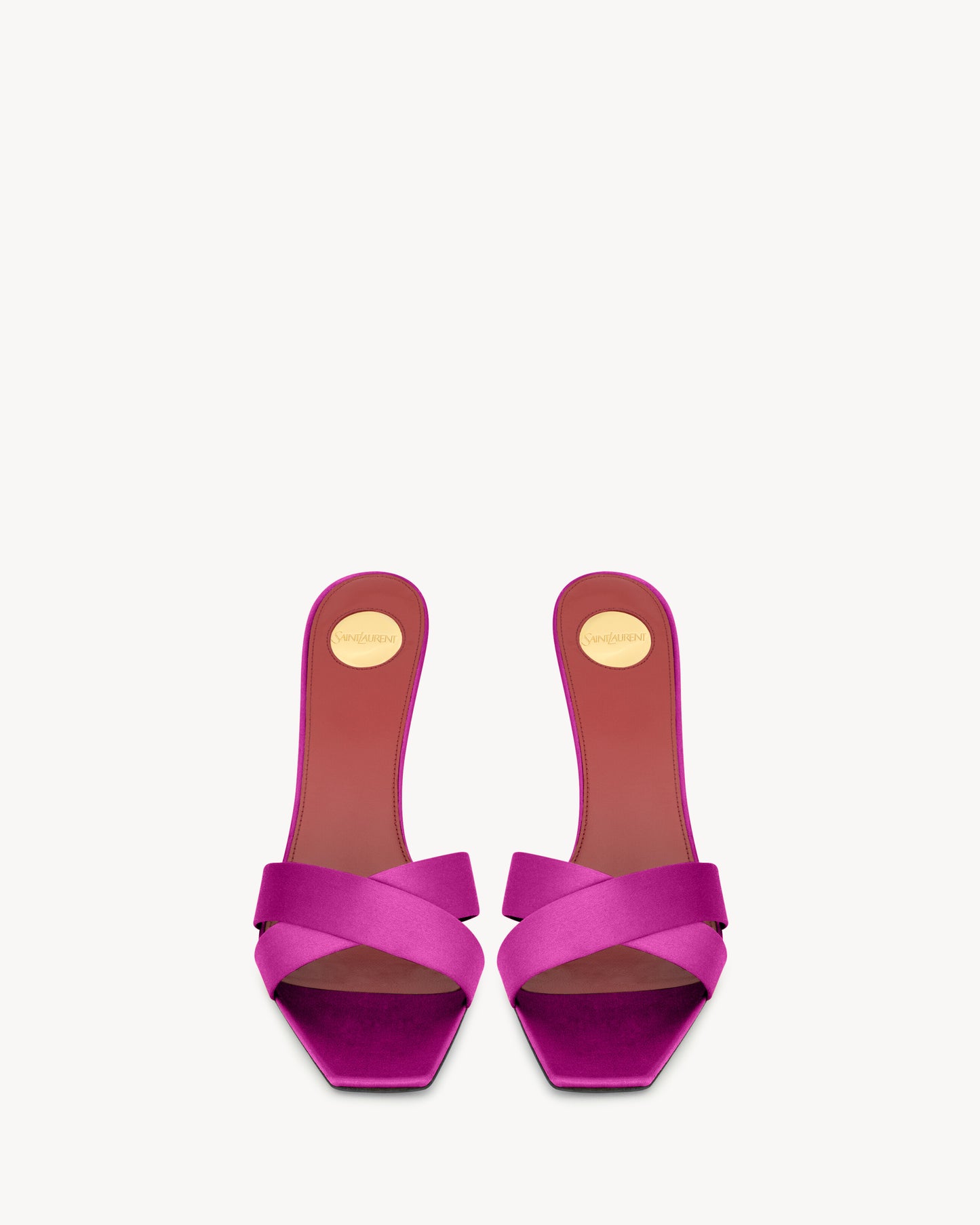 OPYUM mules in satin crepe