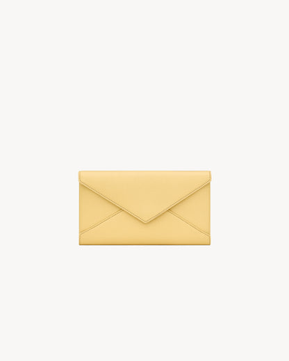 LETTER large wallet in leather