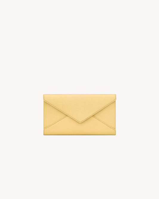 LETTER large wallet in leather