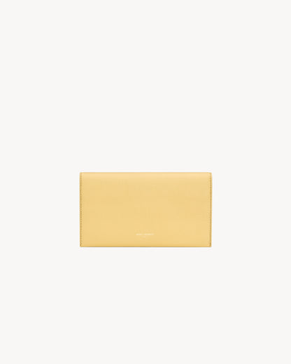 LETTER large wallet in leather