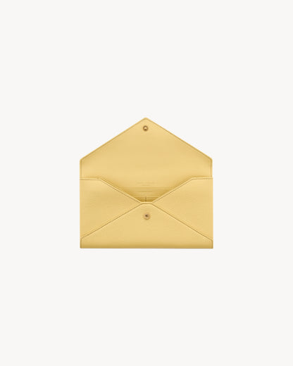LETTER large wallet in leather