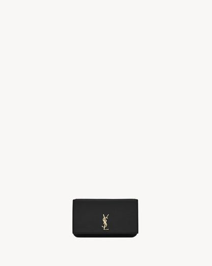 CASSANDRE phone holder in smooth leather