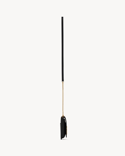 CASSANDRE phone holder in smooth leather