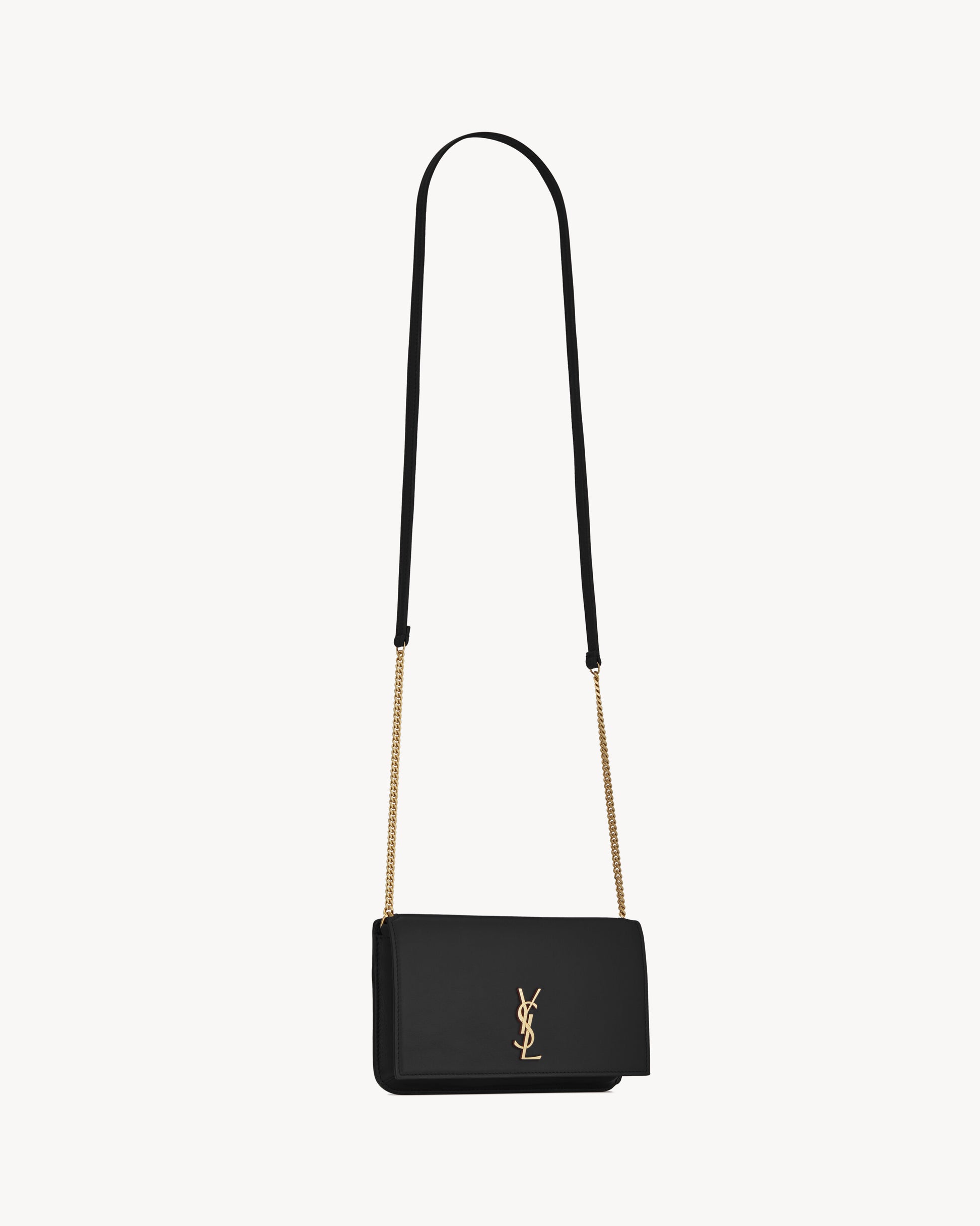 CASSANDRE phone holder in smooth leather