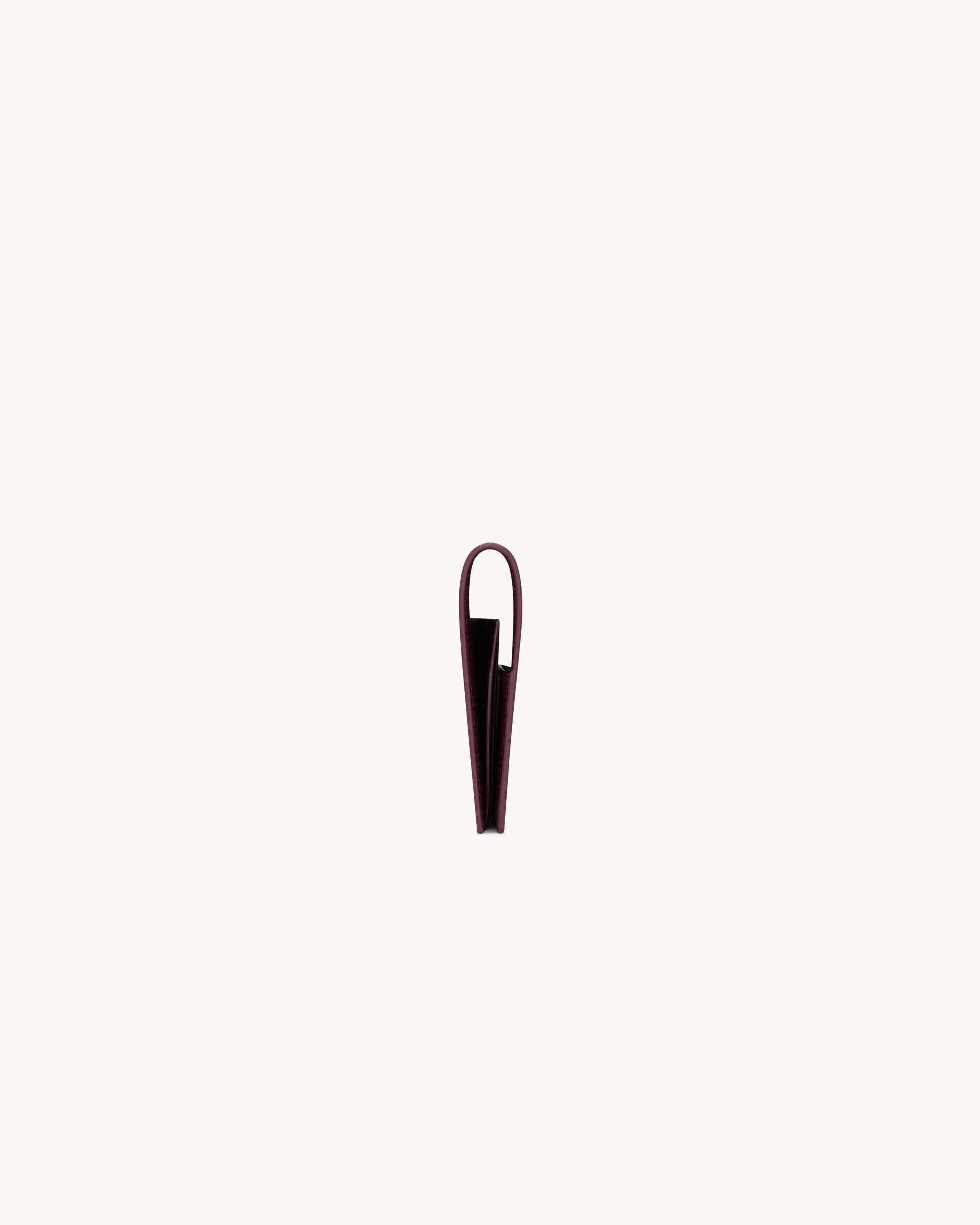 SAINT LAURENT PARIS passport case in patent leather