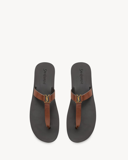BABYLONE slides in smooth leather