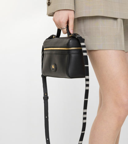 Bloomsbury Vanity Bag in Black/calico beige