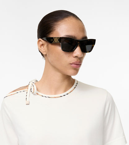 Heritage Square Sunglasses in Yellow havana