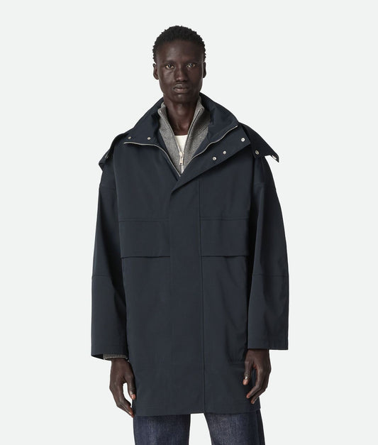 Bonded Tech Wool Hooded Parka
