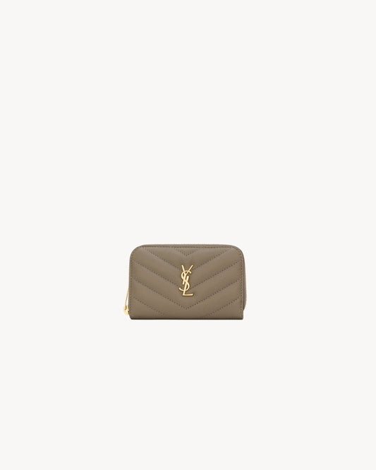 CASSANDRE change purse in GRAIN DE POUDRE leather