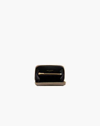 CASSANDRE change purse in GRAIN DE POUDRE leather