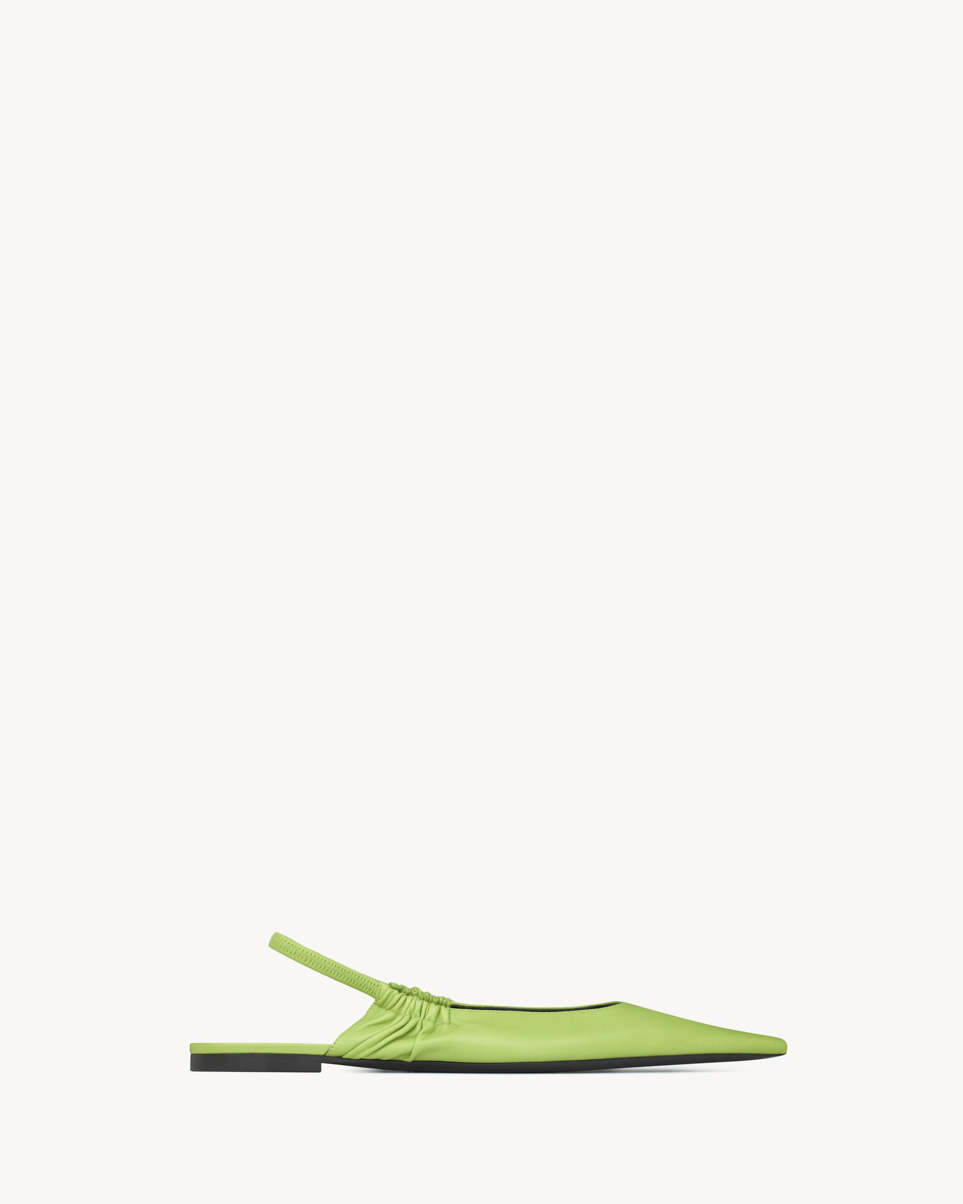 ANNE-MARIE slingback flats in smooth leather