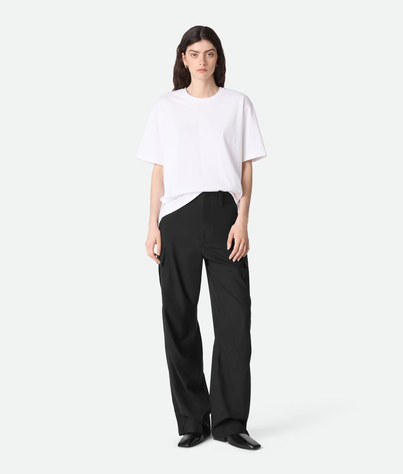 Fine Wool Cargo Trousers